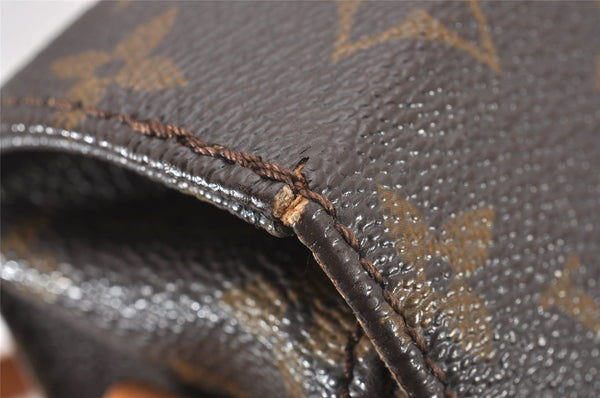 Authentic Louis Vuitton Monogram Cartouchiere MM M51253 Shoulder Cross Bag 0248J