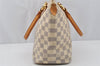 Authentic Louis Vuitton Damier Azur Saleya PM Shoulder Tote Bag N51186 LV 0249J
