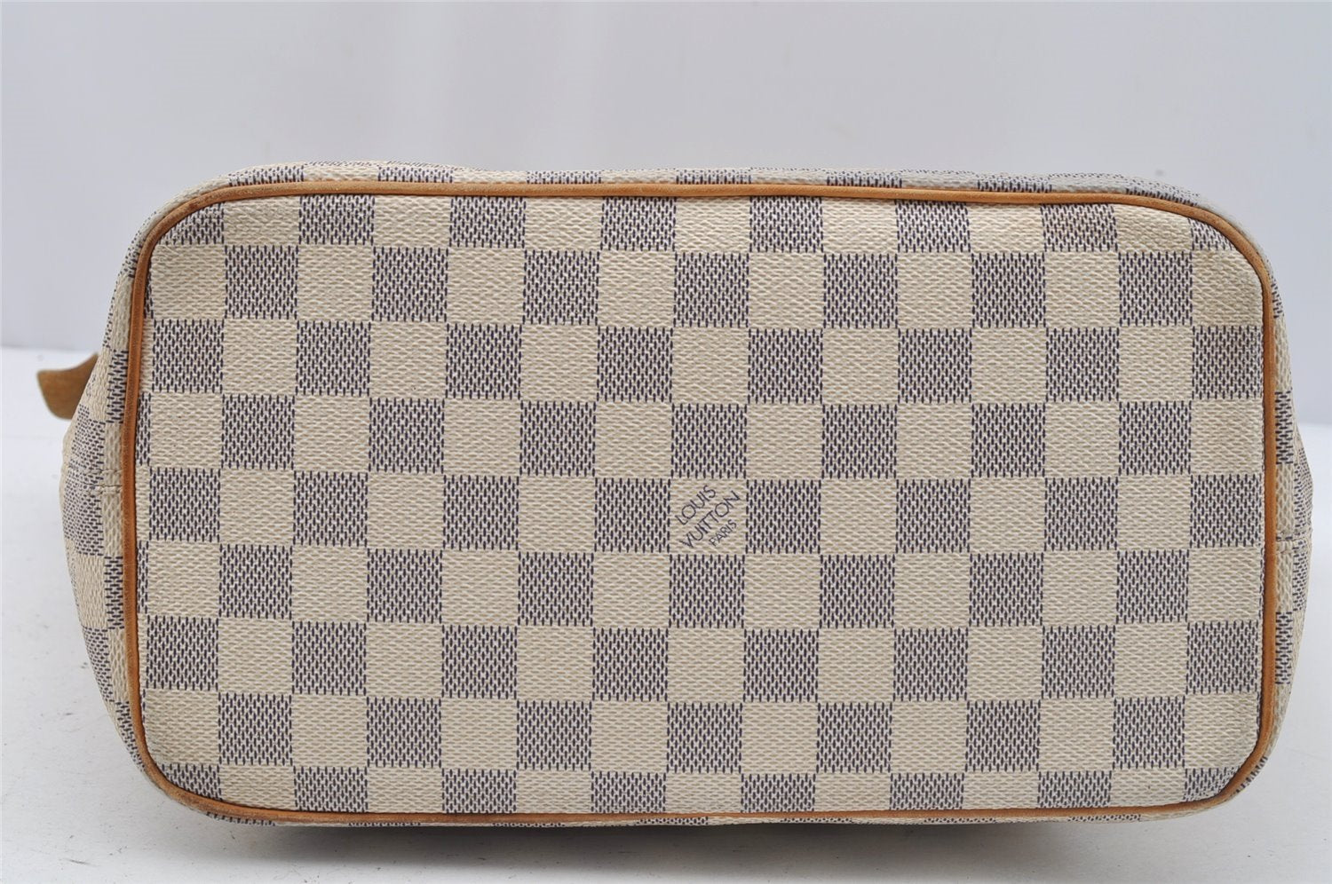 Authentic Louis Vuitton Damier Azur Saleya PM Shoulder Tote Bag N51186 LV 0249J