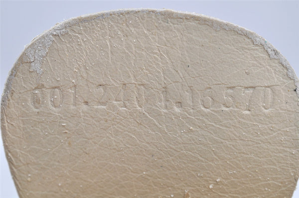 Authentic GUCCI Bamboo 2Way Shoulder Drawstring Bag Leather White Junk 0250I