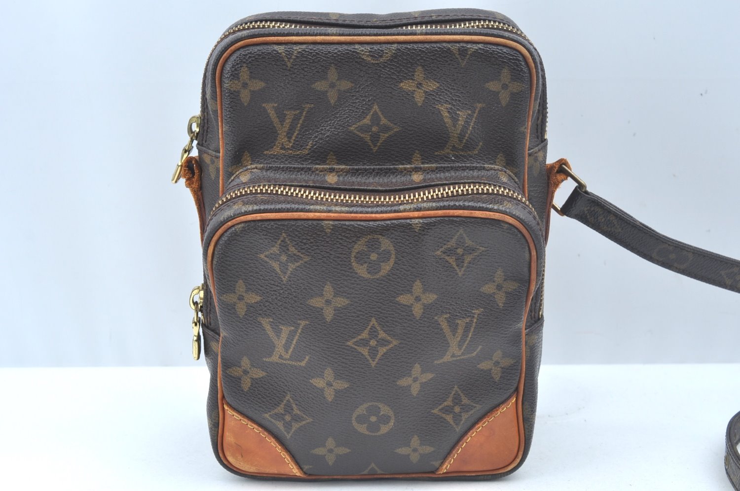 Authentic Louis Vuitton Monogram Amazone Shoulder Cross Bag M45236 Junk 0251J