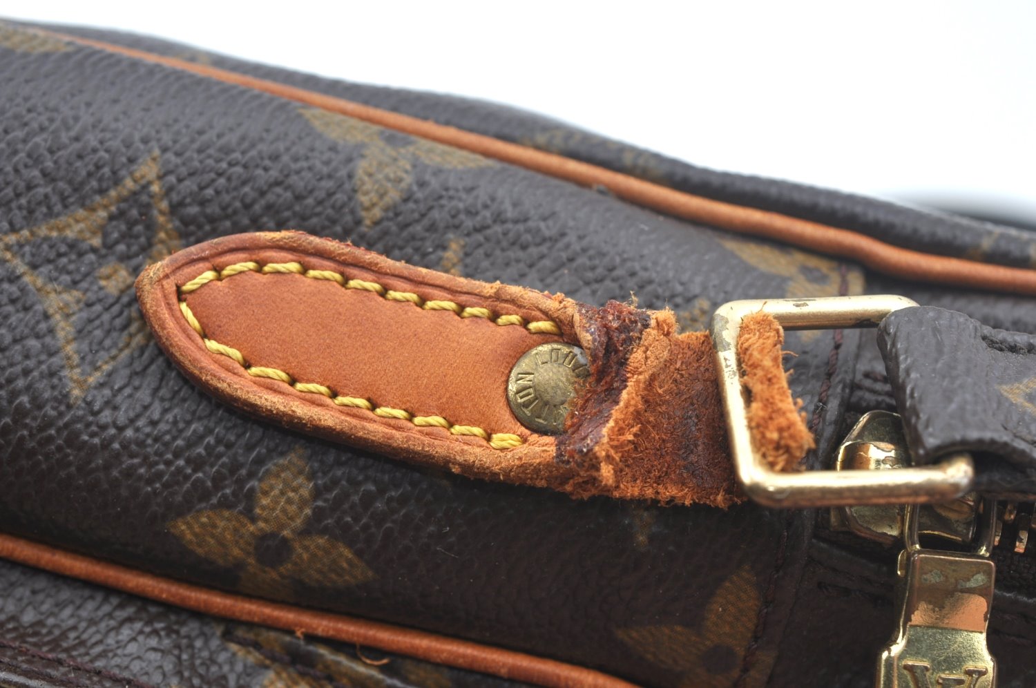 Authentic Louis Vuitton Monogram Amazone Shoulder Cross Bag M45236 Junk 0251J