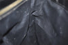 Auth CELINE Macadam Blason Pattern 2Way Hand Bag PVC Leather Black Junk 0251K