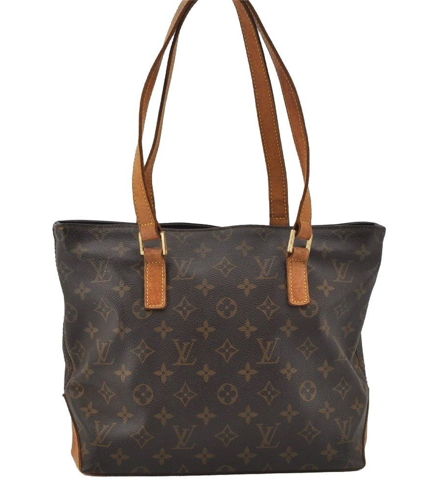 Authentic Louis Vuitton Monogram Cabas Piano Shoulder Tote Bag M51148 LV 0252J