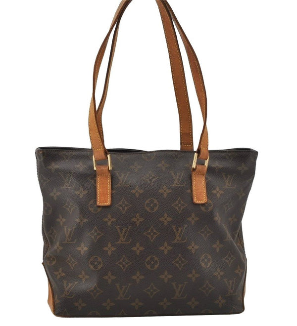 Authentic Louis Vuitton Monogram Cabas Piano Shoulder Tote Bag M51148 LV 0252J