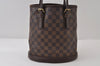 Authentic Louis Vuitton Damier Marais Bucket Shoulder Tote Bag N42240 LV 0253J