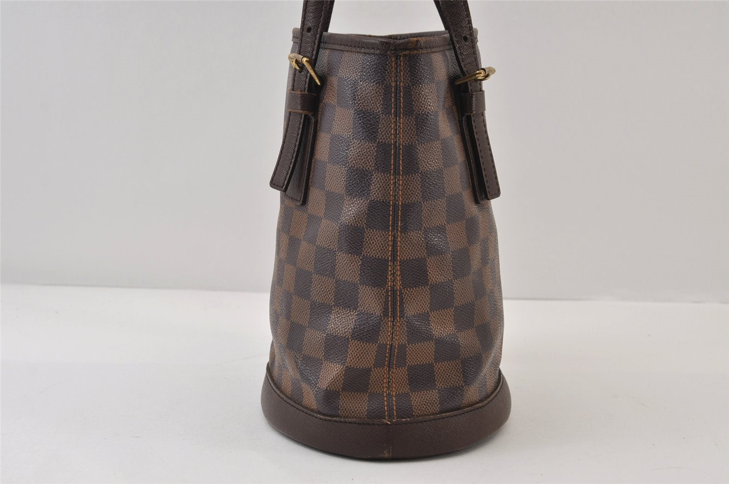Authentic Louis Vuitton Damier Marais Bucket Shoulder Tote Bag N42240 LV 0253J