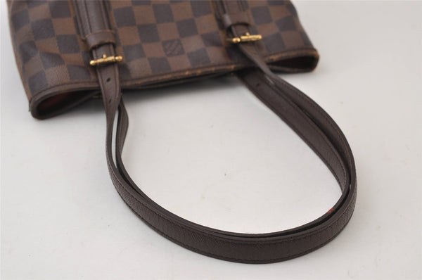 Authentic Louis Vuitton Damier Marais Bucket Shoulder Tote Bag N42240 LV 0253J