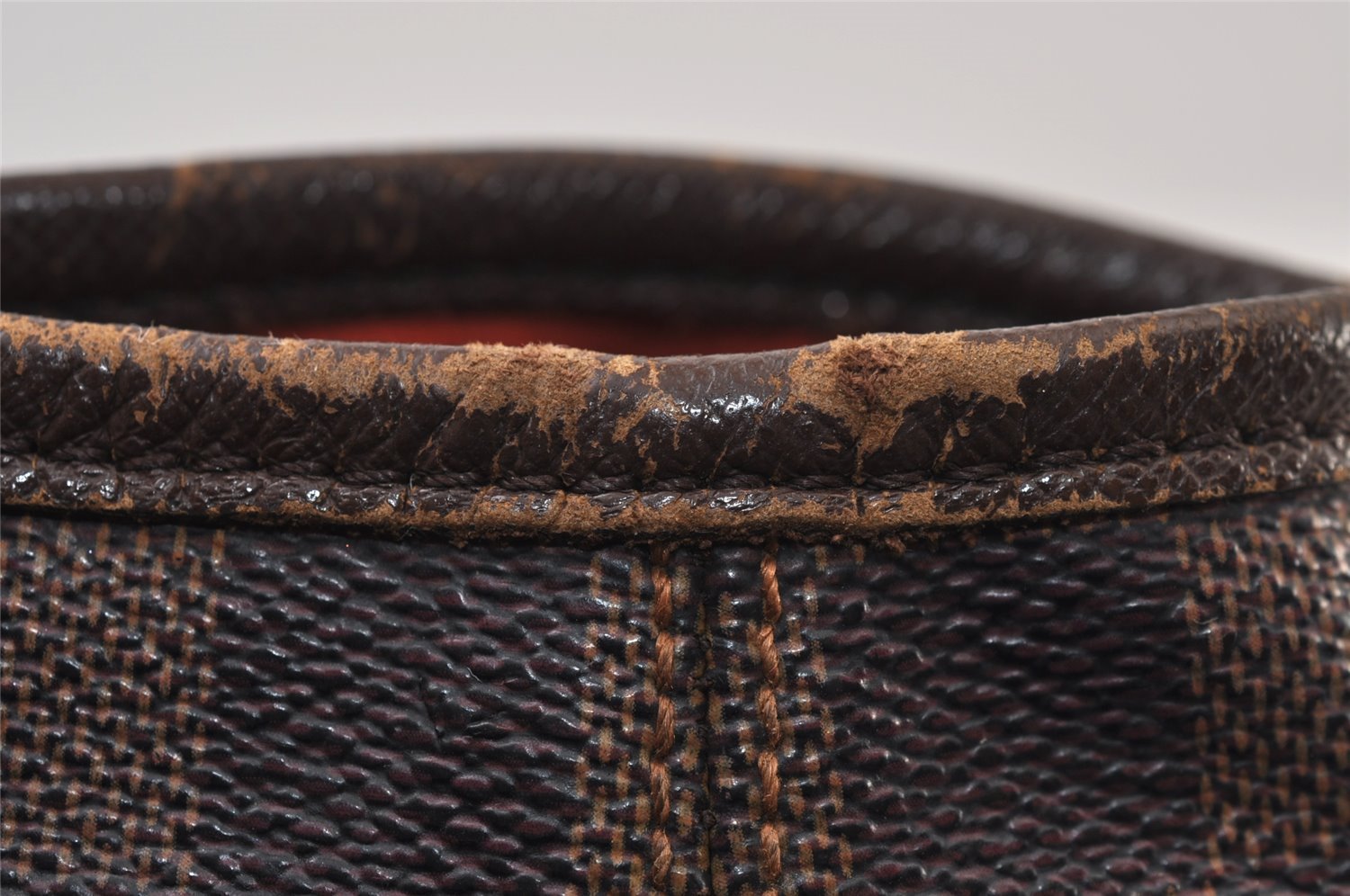 Authentic Louis Vuitton Damier Marais Bucket Shoulder Tote Bag N42240 LV 0253J