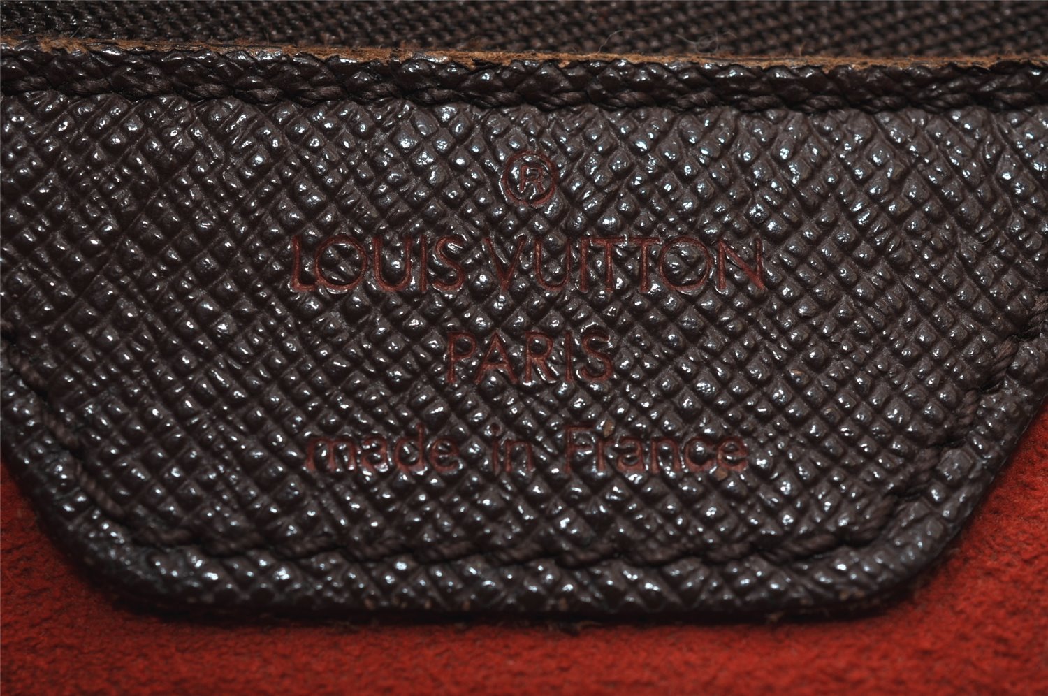 Authentic Louis Vuitton Damier Marais Bucket Shoulder Tote Bag N42240 LV 0253J