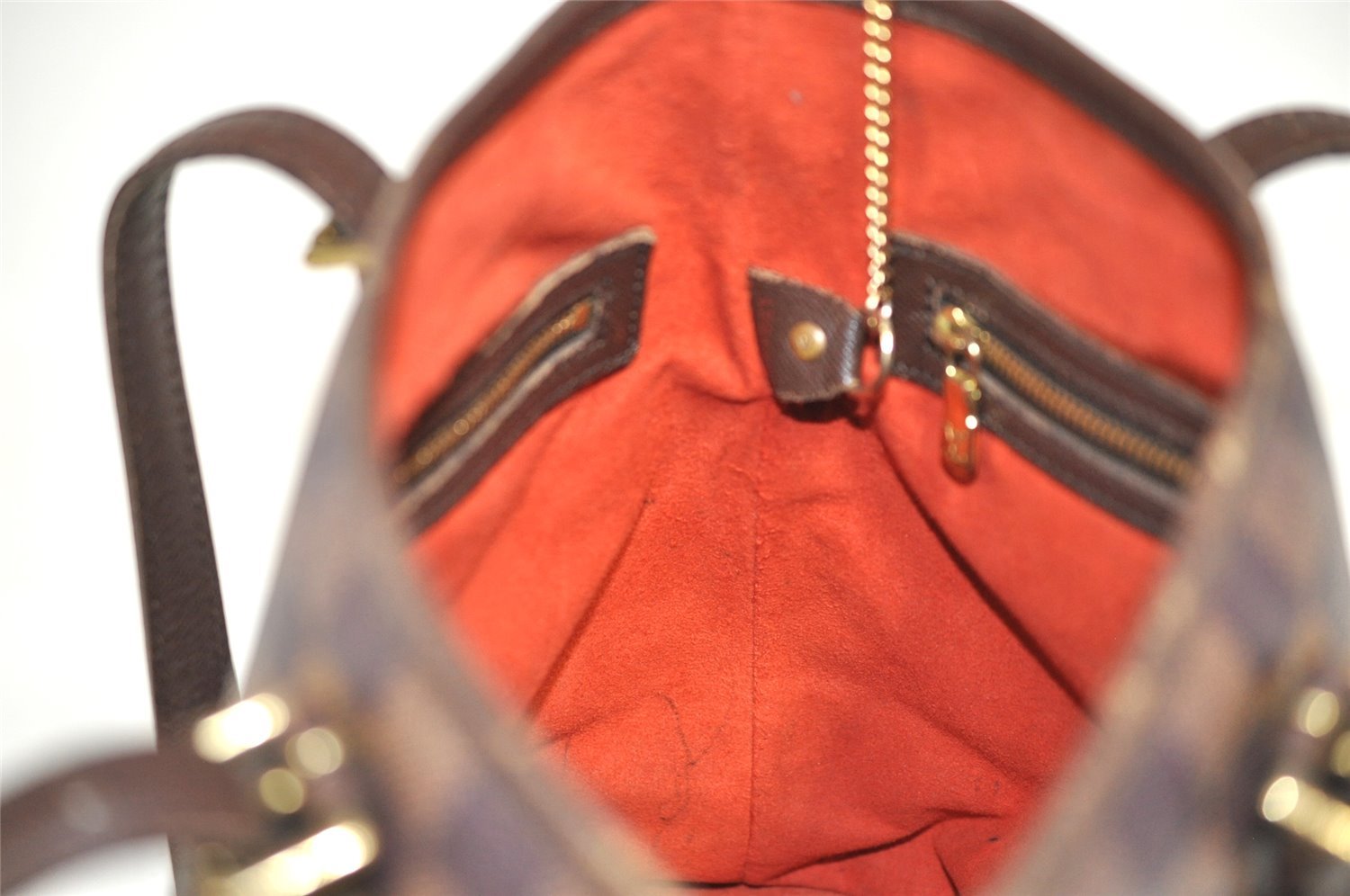 Authentic Louis Vuitton Damier Marais Bucket Shoulder Tote Bag N42240 LV 0253J