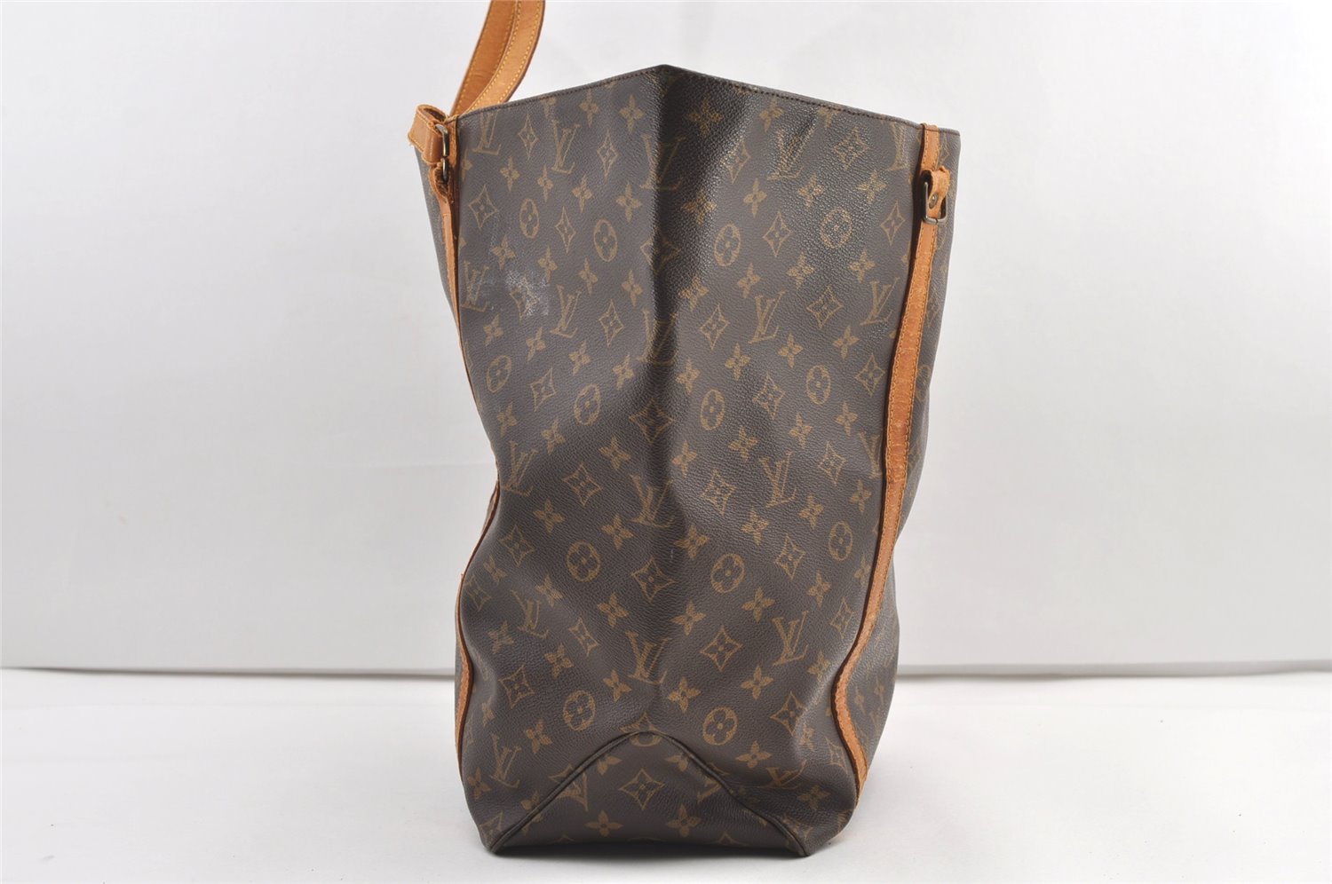 Authentic Louis Vuitton Monogram Sac Shopping GM Tote Bag M51110 LV Junk 0254K