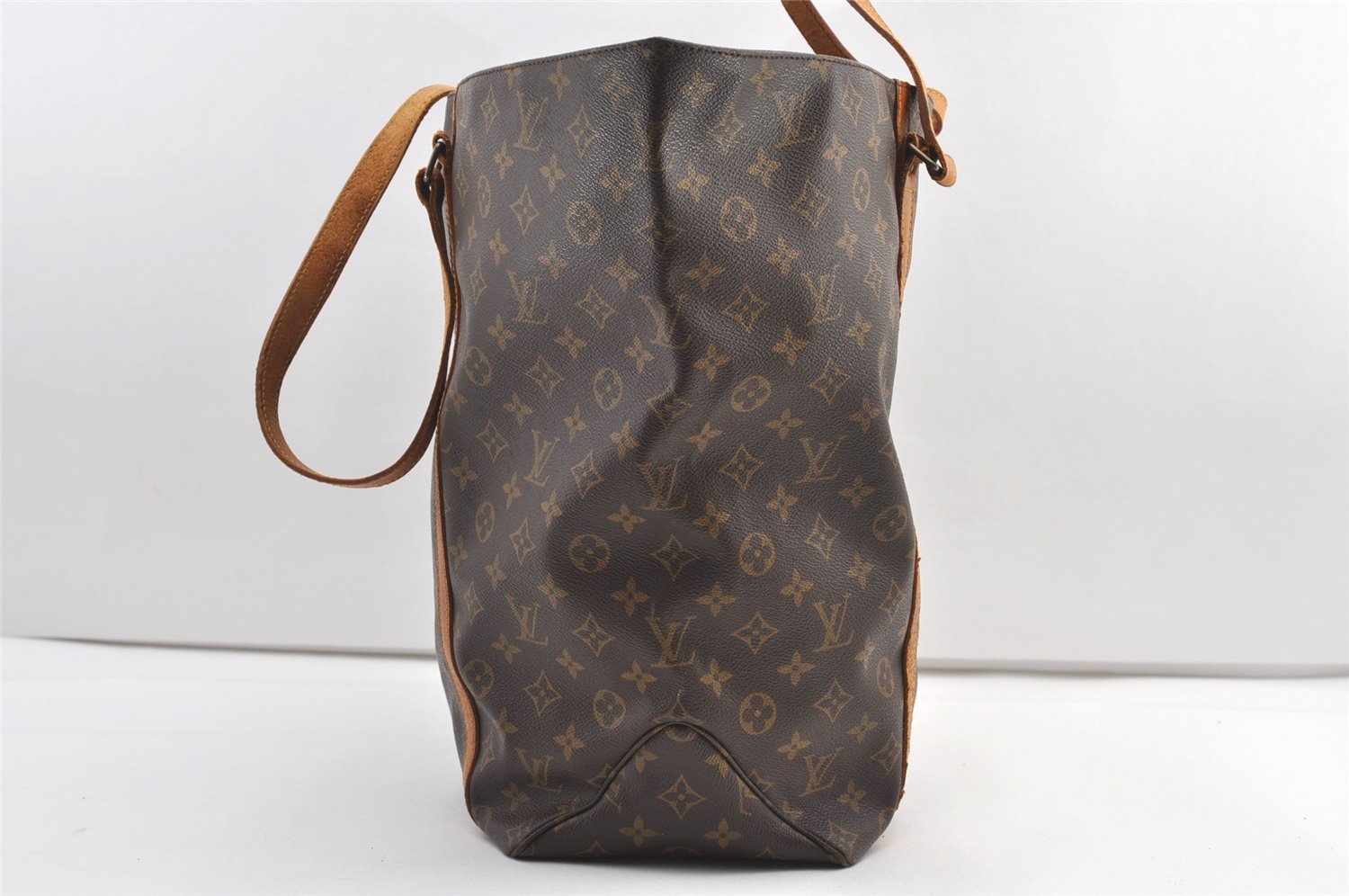 Authentic Louis Vuitton Monogram Sac Shopping GM Tote Bag M51110 LV Junk 0254K