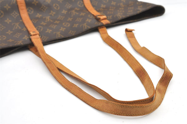 Authentic Louis Vuitton Monogram Sac Shopping GM Tote Bag M51110 LV Junk 0254K