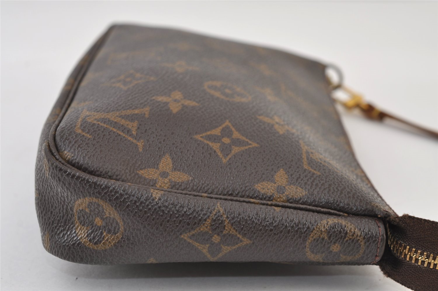 Authentic Louis Vuitton Monogram Pochette Accessoires Pouch M51980 LV Junk 0256J