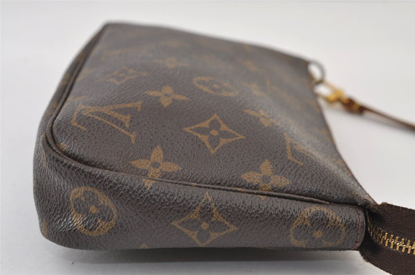 Authentic Louis Vuitton Monogram Pochette Accessoires Pouch M51980 LV Junk 0256J