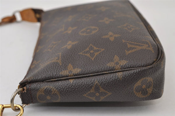 Authentic Louis Vuitton Monogram Pochette Accessoires Pouch M51980 LV Junk 0256J