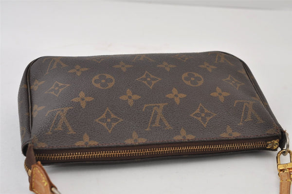 Authentic Louis Vuitton Monogram Pochette Accessoires Pouch M51980 LV Junk 0256J
