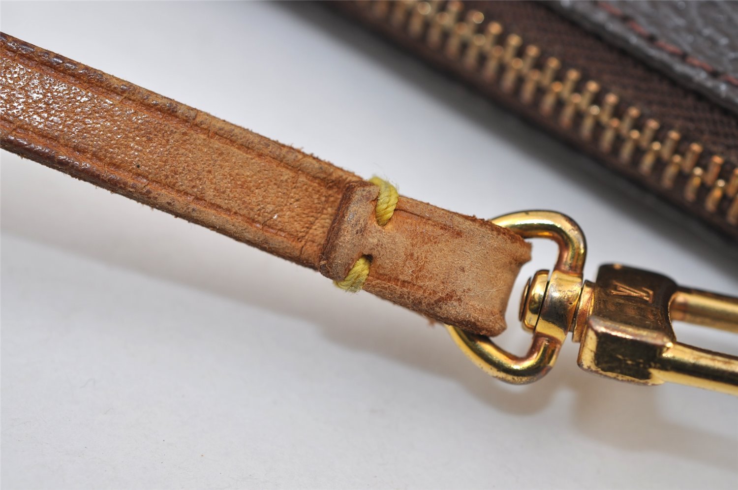 Authentic Louis Vuitton Monogram Pochette Accessoires Pouch M51980 LV Junk 0256J