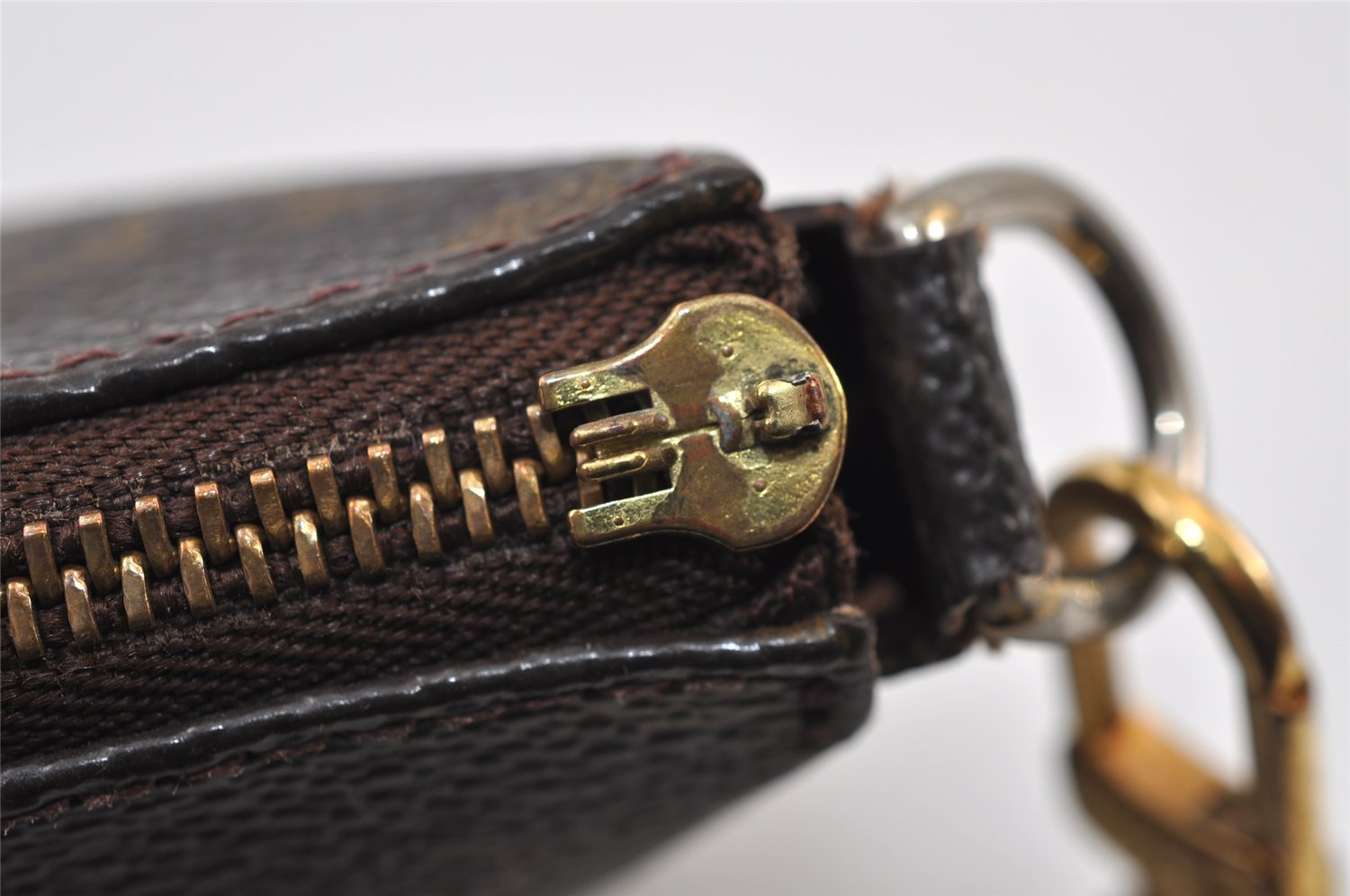 Authentic Louis Vuitton Monogram Pochette Accessoires Pouch M51980 LV Junk 0256J