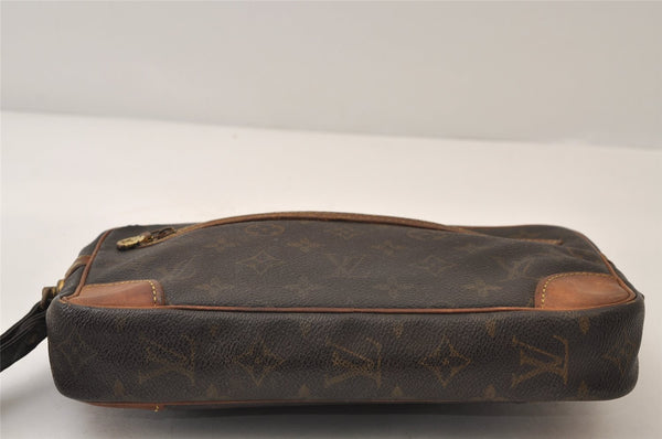 Authentic Louis Vuitton Monogram Marly Dragonne GM M51825 Clutch Hand Bag 0257J