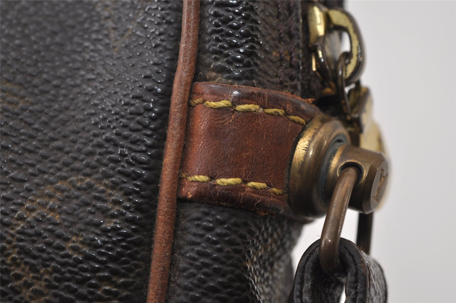 Authentic Louis Vuitton Monogram Marly Dragonne GM M51825 Clutch Hand Bag 0257J