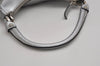Authentic GUCCI Guccissima Abbey Shoulder Bag GG Leather 190525 Silver 0257K