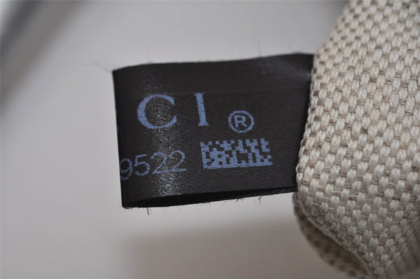 Authentic GUCCI Guccissima Abbey Shoulder Bag GG Leather 190525 Silver 0257K