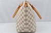 Authentic Louis Vuitton Damier Azur Saleya PM Shoulder Tote Bag N51186 LV 0259J