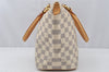 Authentic Louis Vuitton Damier Azur Saleya PM Shoulder Tote Bag N51186 LV 0259J
