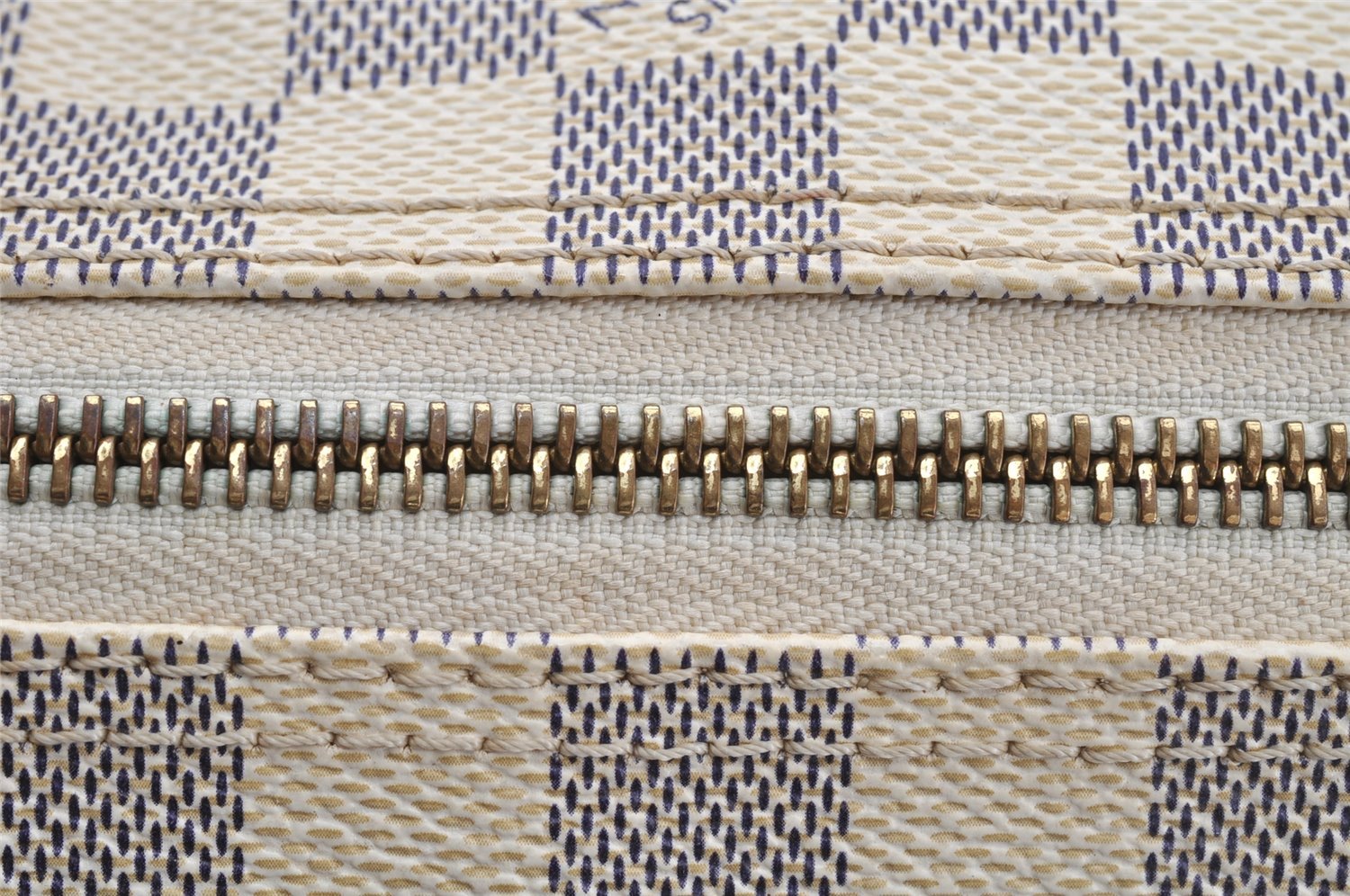 Authentic Louis Vuitton Damier Azur Saleya PM Shoulder Tote Bag N51186 LV 0259J