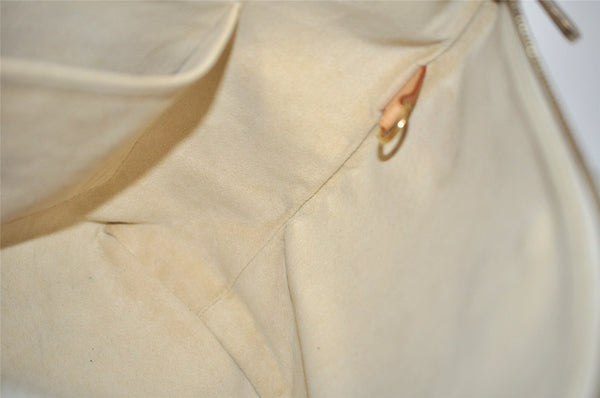 Authentic Louis Vuitton Damier Azur Saleya PM Shoulder Tote Bag N51186 LV 0259J