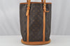 Authentic Louis Vuitton Monogram Bucket GM Shoulder Tote Bag M42236 Junk 0260J