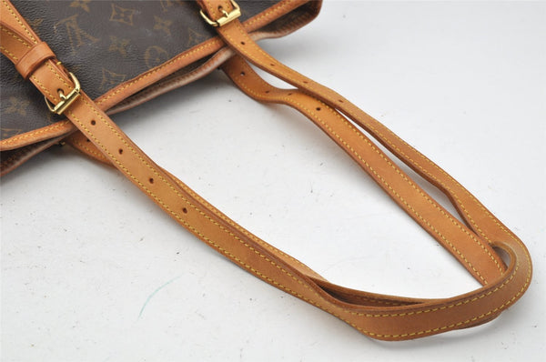 Authentic Louis Vuitton Monogram Bucket GM Shoulder Tote Bag M42236 Junk 0260J