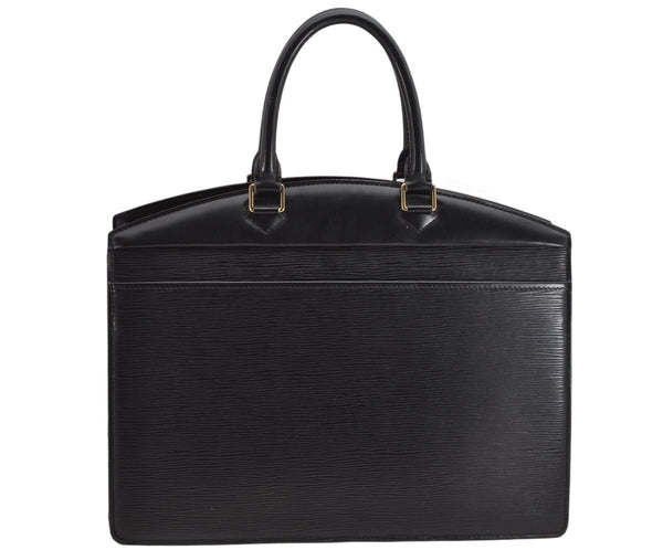 Authentic Louis Vuitton Epi Riviera Hand Bag Black M48182 LV Junk 0260K