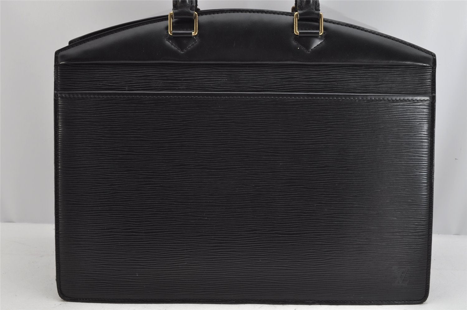 Authentic Louis Vuitton Epi Riviera Hand Bag Black M48182 LV Junk 0260K