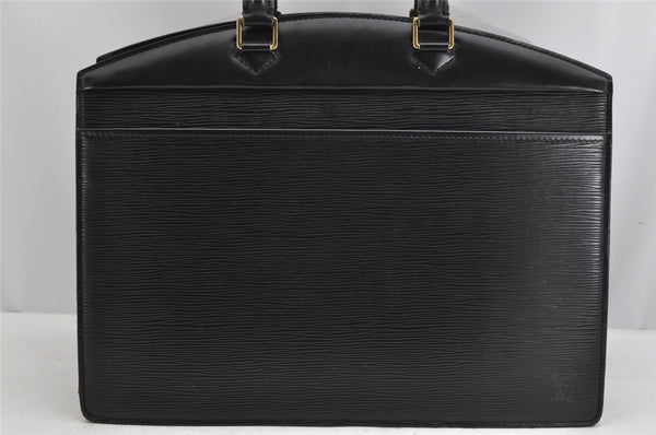 Authentic Louis Vuitton Epi Riviera Hand Bag Black M48182 LV Junk 0260K