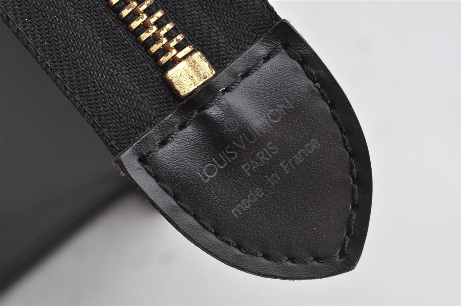 Authentic Louis Vuitton Epi Riviera Hand Bag Black M48182 LV Junk 0260K