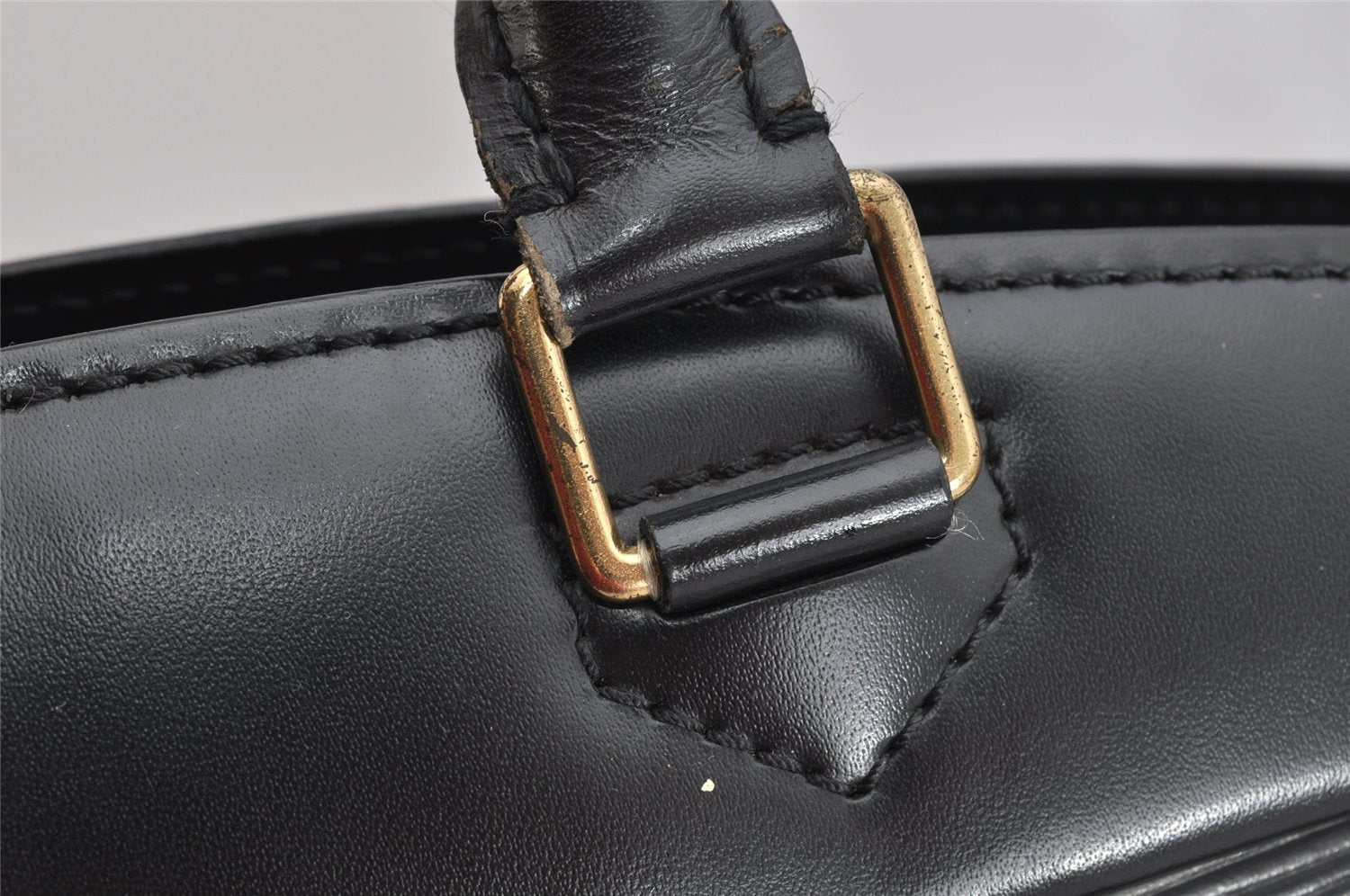 Authentic Louis Vuitton Epi Riviera Hand Bag Black M48182 LV Junk 0260K