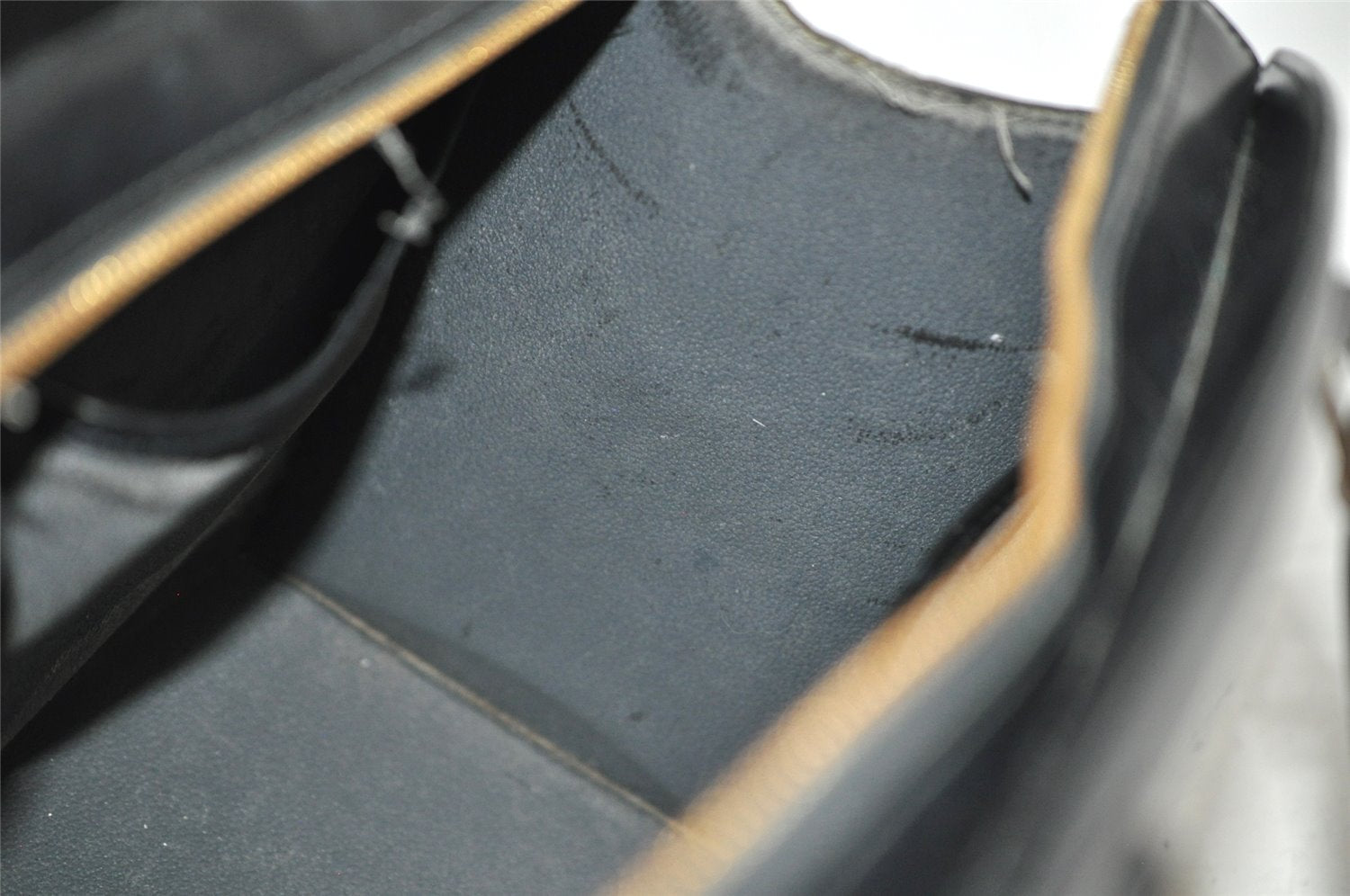 Authentic Louis Vuitton Epi Riviera Hand Bag Black M48182 LV Junk 0260K