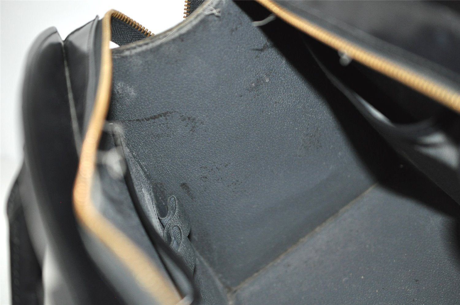 Authentic Louis Vuitton Epi Riviera Hand Bag Black M48182 LV Junk 0260K