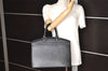 Authentic Louis Vuitton Epi Riviera Hand Bag Black M48182 LV Junk 0260K