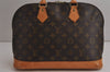 Authentic Louis Vuitton Monogram Alma Hand Bag Purse M51130 LV 0261K