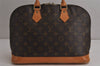 Authentic Louis Vuitton Monogram Alma Hand Bag Purse M51130 LV 0261K