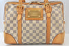 Authentic Louis Vuitton Damier Azur Berkeley Hand Boston Bag N52001 LV 0262J