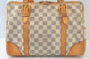Authentic Louis Vuitton Damier Azur Berkeley Hand Boston Bag N52001 LV 0262J