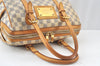 Authentic Louis Vuitton Damier Azur Berkeley Hand Boston Bag N52001 LV 0262J