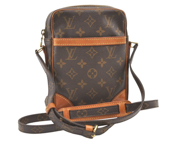 Authentic Louis Vuitton Monogram Danube Shoulder Cross Body Bag M45266 LV 0262K
