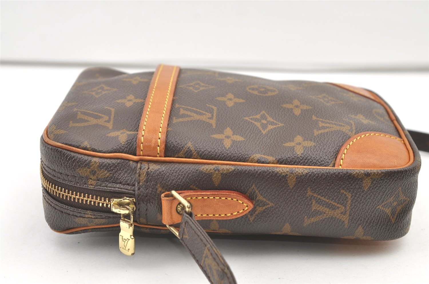 Authentic Louis Vuitton Monogram Danube Shoulder Cross Body Bag M45266 LV 0262K
