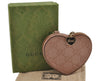 Authentic GUCCI Guccissima Heart Motif Coin Purse Case Leather Beige Box 0265K
